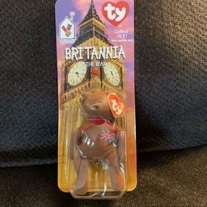 McDonald’s Ty Beanie Babies International Britannia Bear 1998 With 1993 Tush Tag